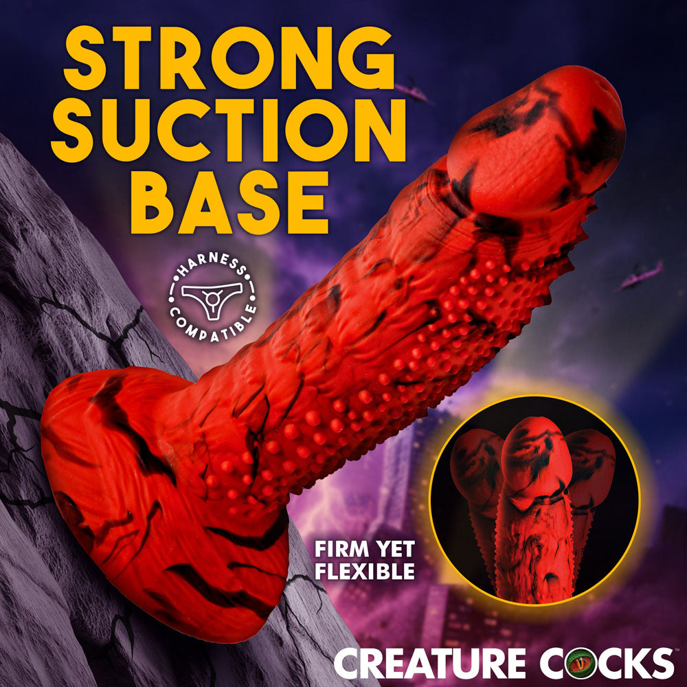 Creature Cocks Gojira - /Black 18.5 cm Fantasy Dildo - Take A Peek