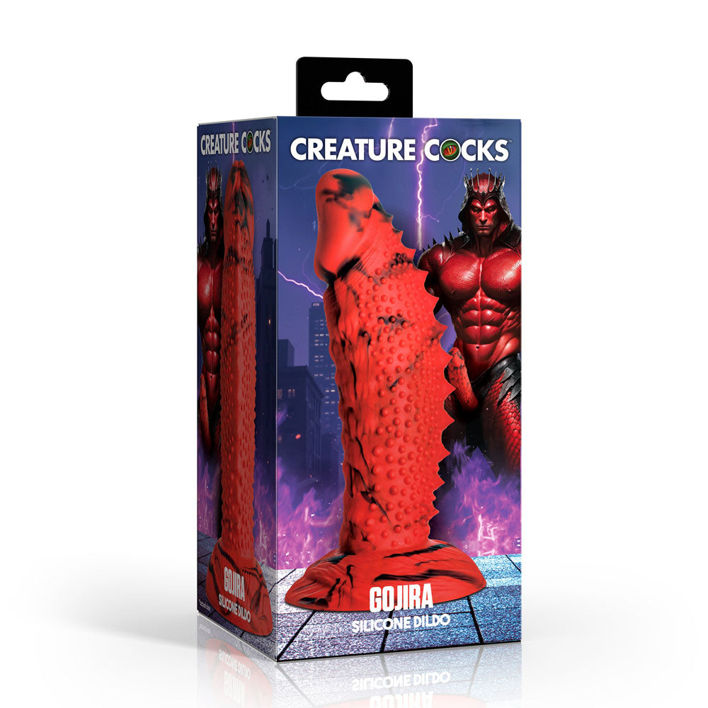 Creature Cocks Gojira - /Black 18.5 cm Fantasy Dildo - Take A Peek