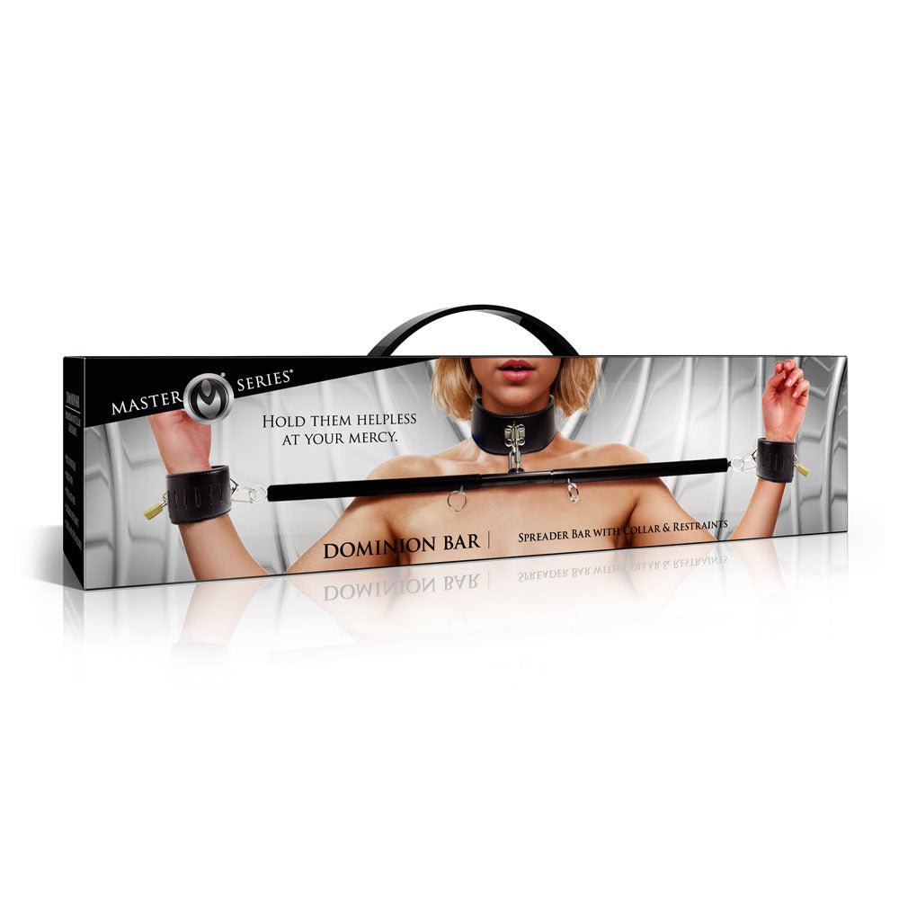 Master Series Dominion Bar - Adjustable Spreader Bar with Collar - Take A Peek
