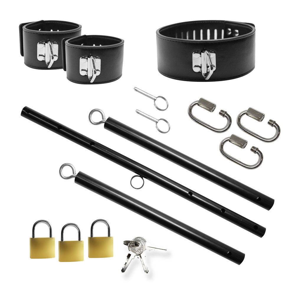 Master Series Dominion Bar - Adjustable Spreader Bar with Collar - Take A Peek