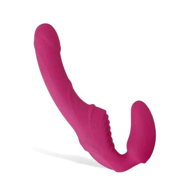 Adam & Eve Eve's Vibrating Strapless Strap-On - Take A Peek