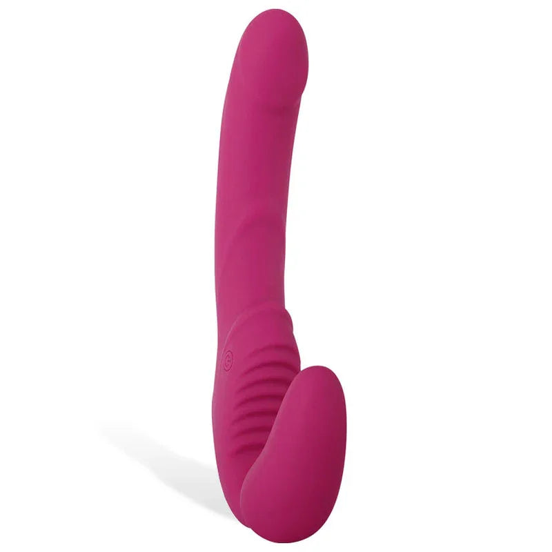 Adam & Eve Eve's Vibrating Strapless Strap-On - Take A Peek
