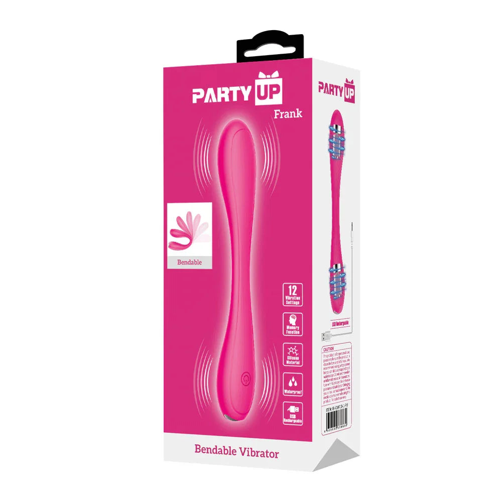 Party Up FRANK Bendable Vibe - - 17.1 cm Bendable Vibrator - Take A Peek