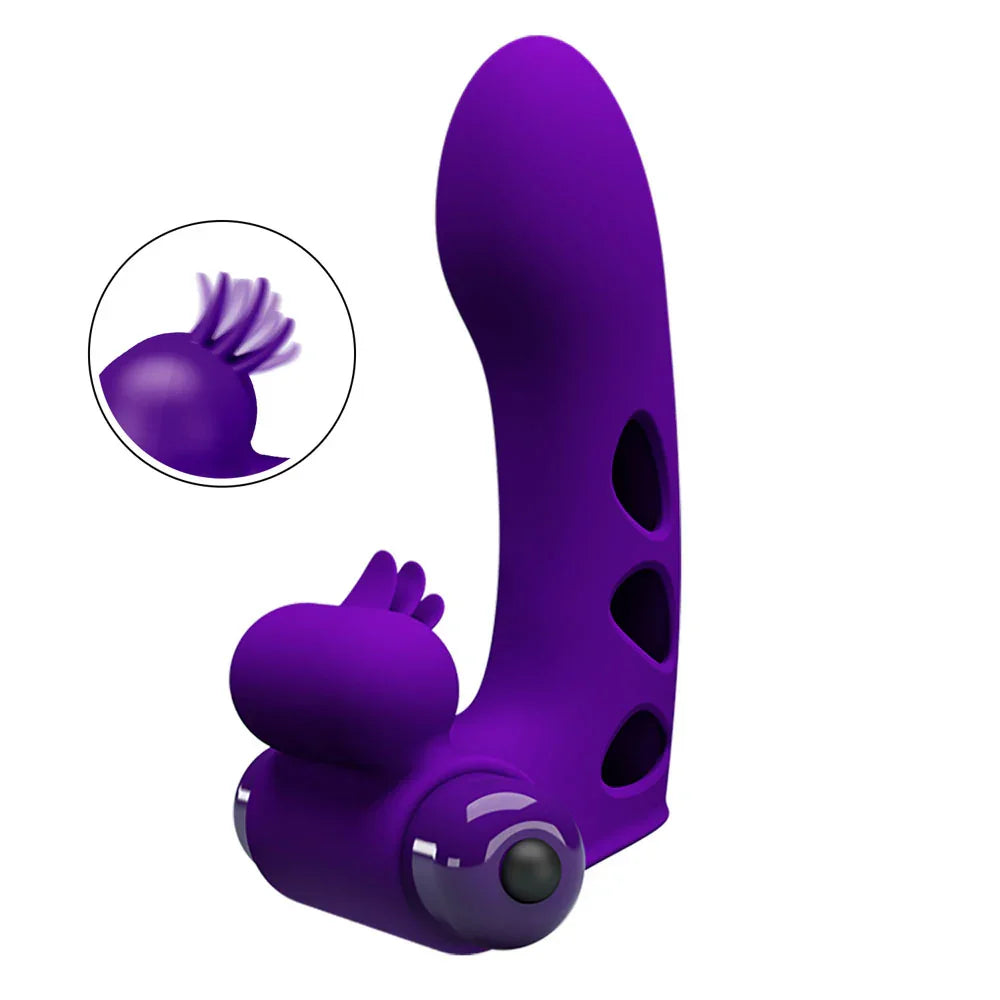 Party Up MIKE Finger Vibe - - Vibrating Finger Vibrator - Take A Peek