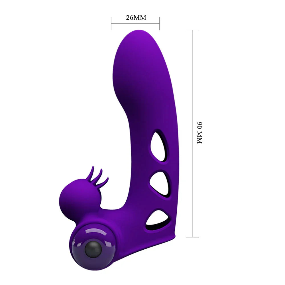 Party Up MIKE Finger Vibe - - Vibrating Finger Vibrator - Take A Peek