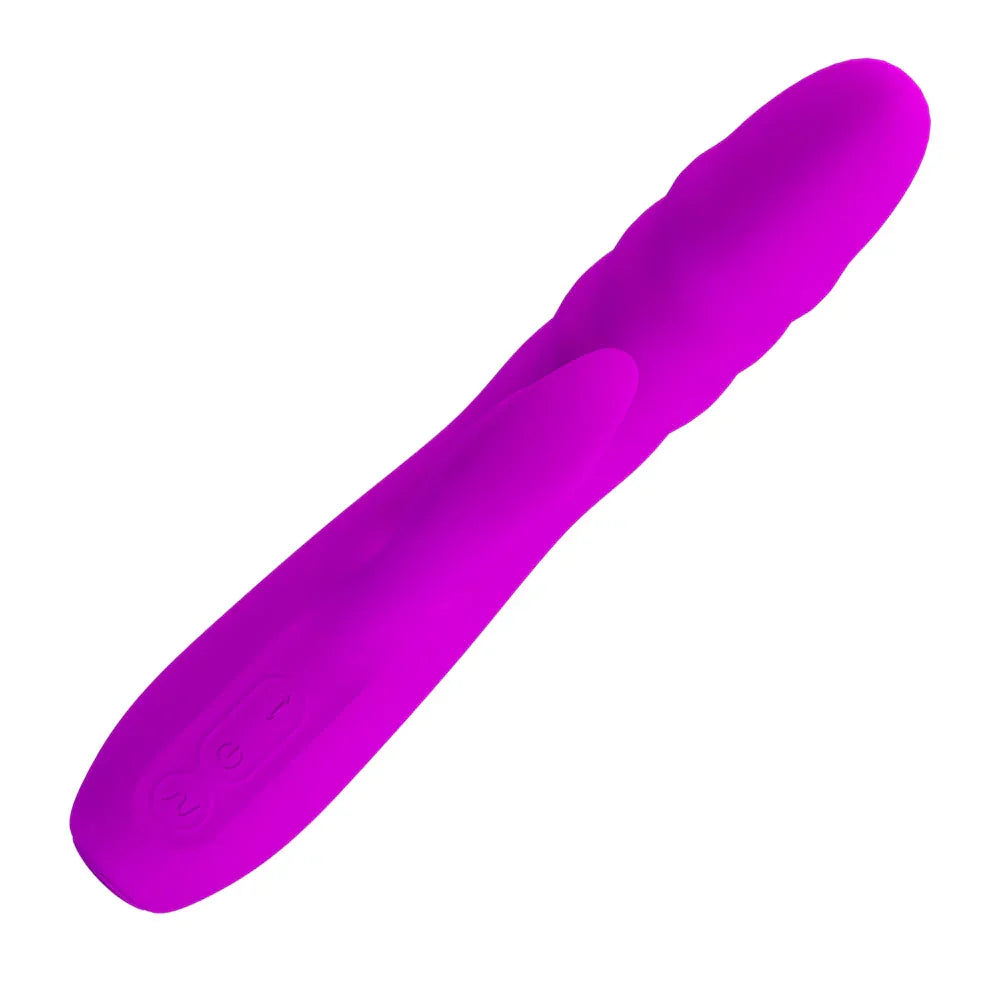 Party Up BOB Thrusting Vibe - - 25 cm USB Rechargeable Thrusting Rabbit Vibrator - Take A Peek