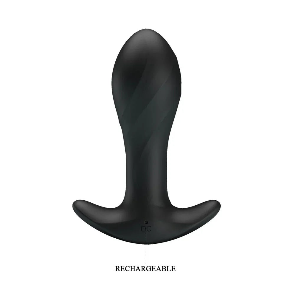 Party Up KEITH Vibrating Plug - 10.5 cm USB Rechargeable Vibrating Butt Plug - Take A Peek