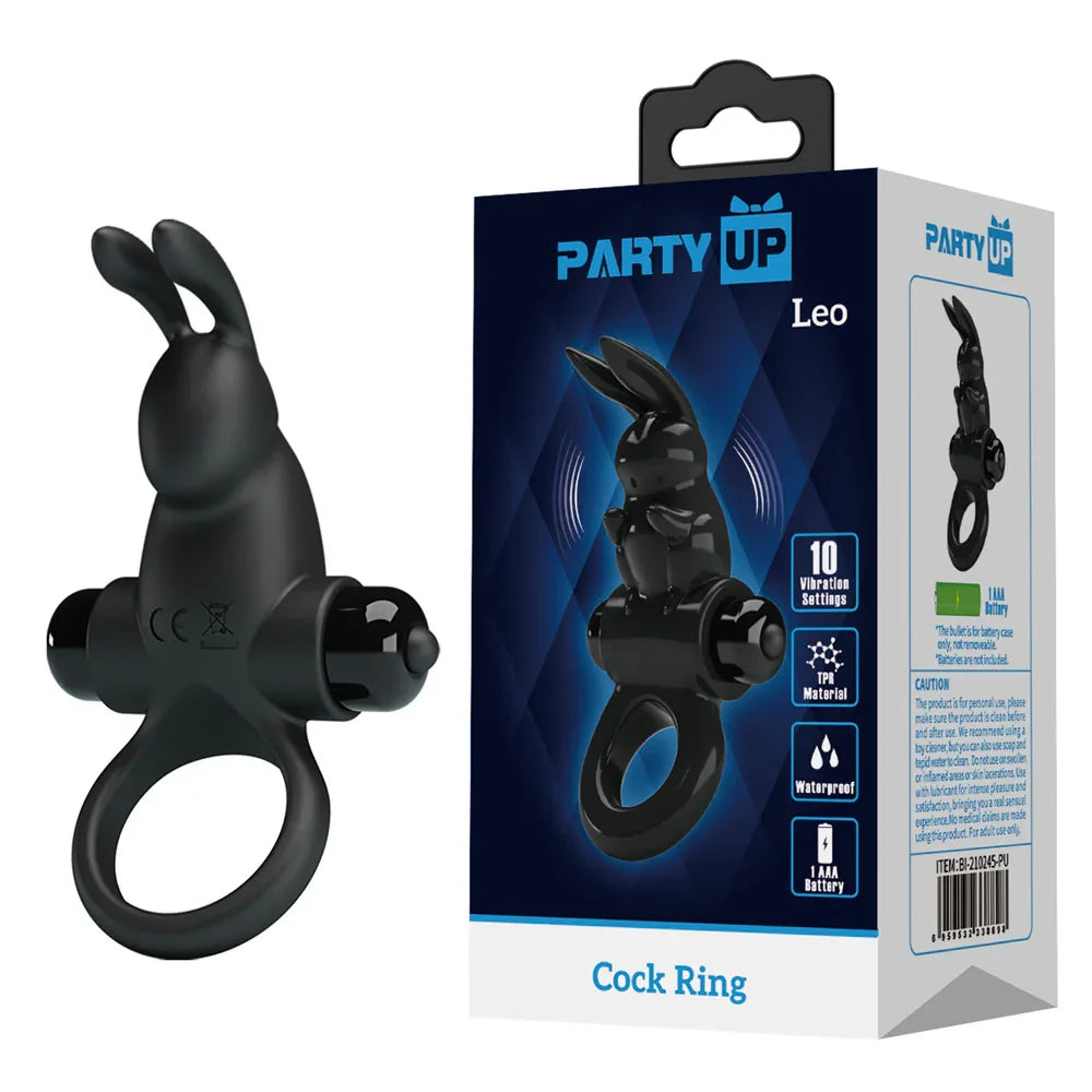 Party Up LARRY Vibrating Cock Ring - Vibrating Cock Ring - Take A Peek