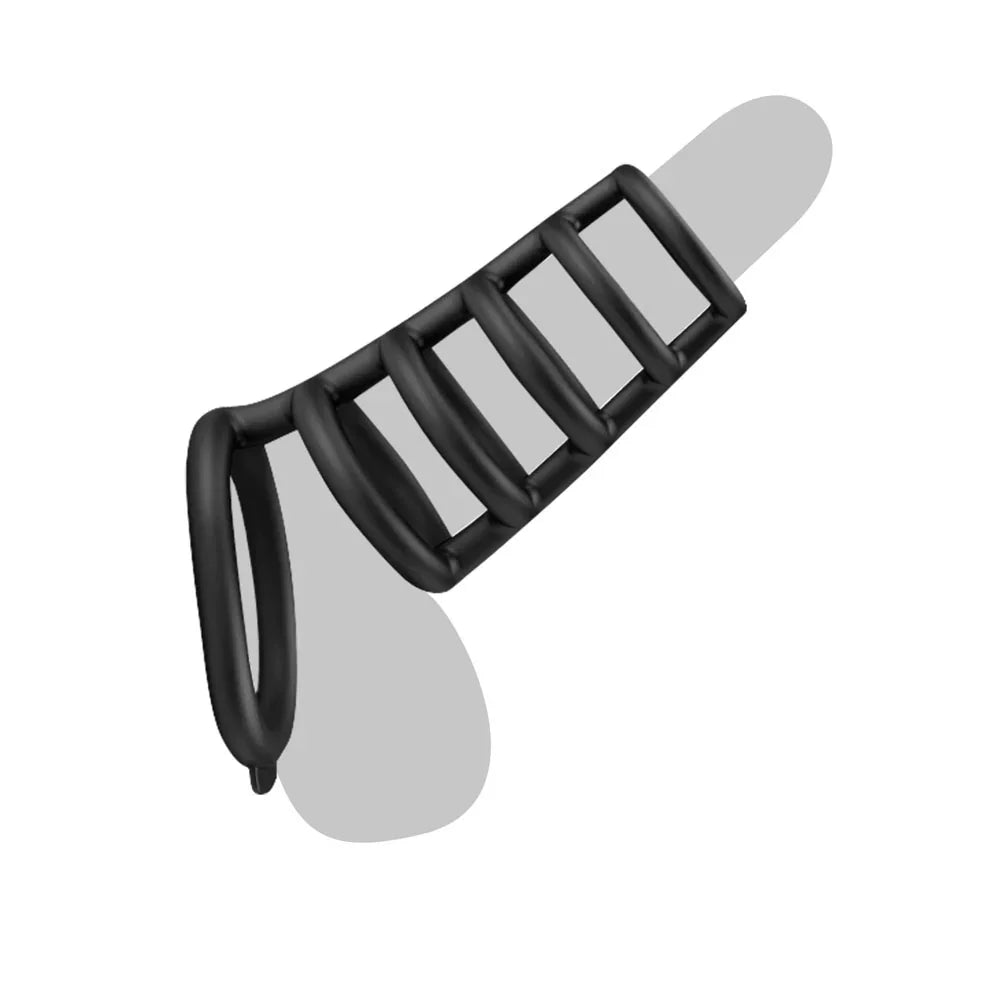 Party Up KIM Cock Cage - Cock Ring Cage - Take A Peek