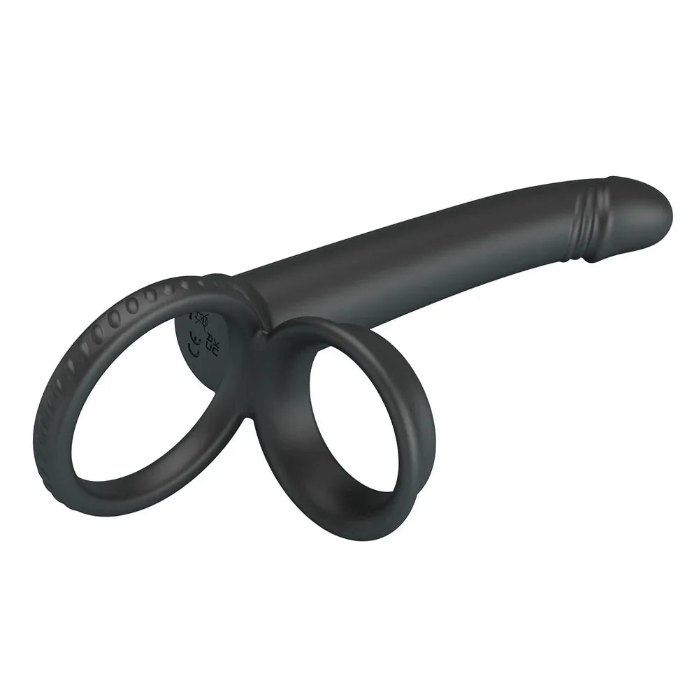 Party Up MARTIN Double Penetrator - Cock & Ball Rings with Double Penetrator - Take A Peek