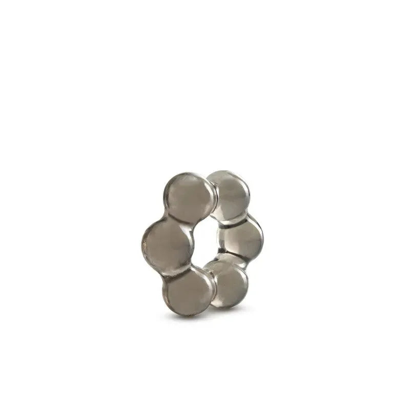 Stay Hard Thick Bead Cock Ring - Take A Peek