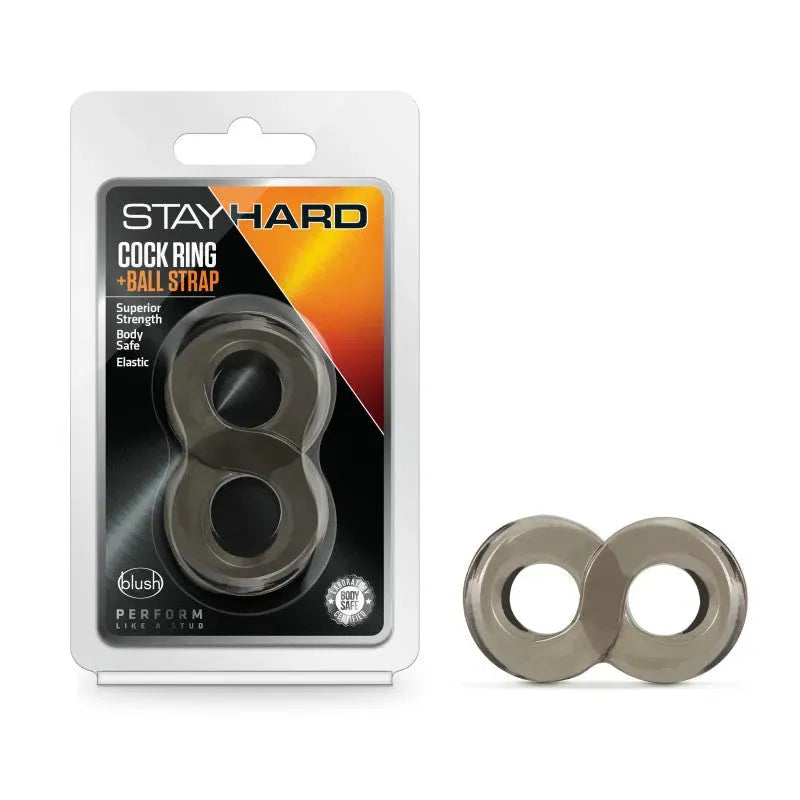 Stay Hard Cock Ring and Ball Strap - Take A Peek
