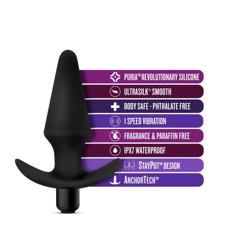 Anal Adventures Platinum Vibrating Plug - Take A Peek
