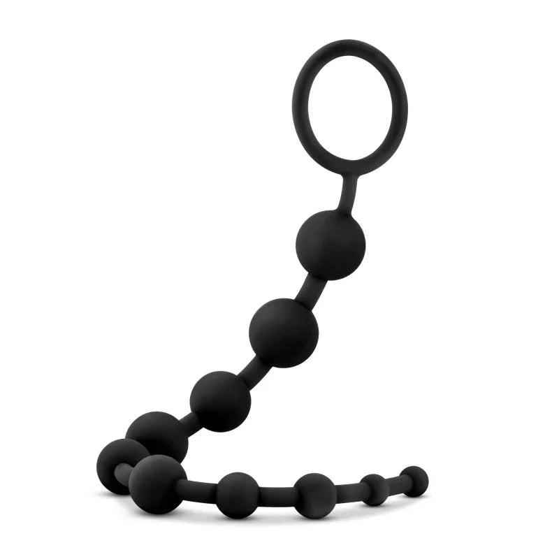 Anal Adventures Platinum 10 Anal Beads - - 31.7 cm Anal Beads - Take A Peek