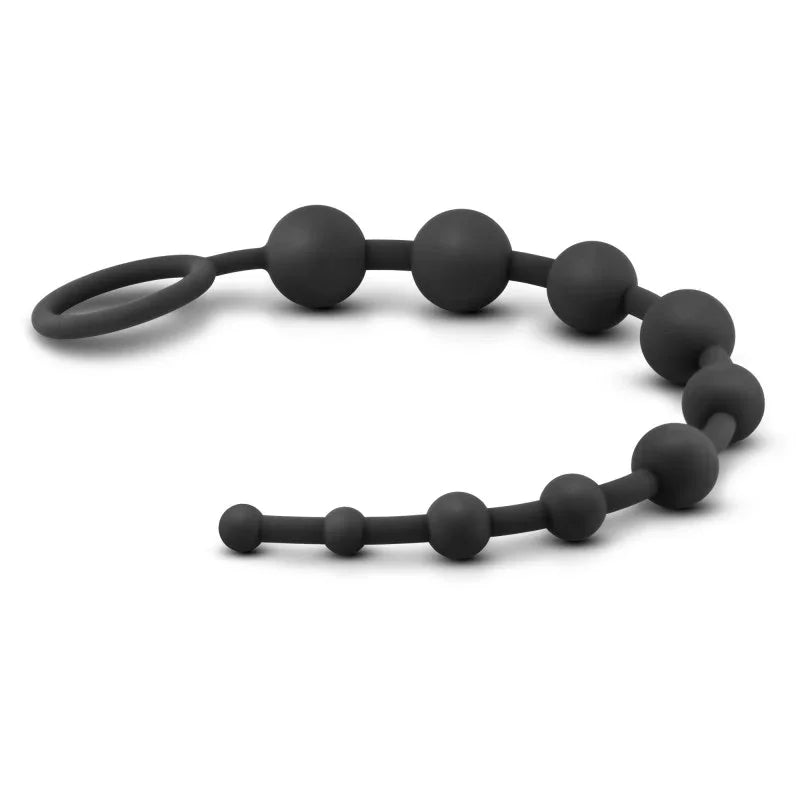 Anal Adventures Platinum 10 Anal Beads - - 31.7 cm Anal Beads - Take A Peek