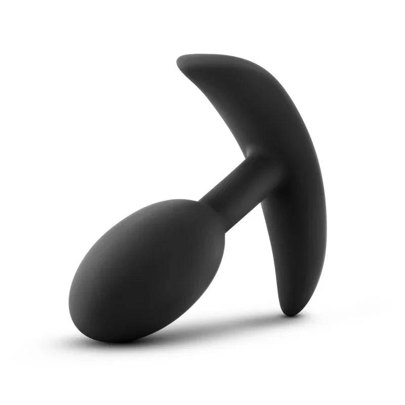 Anal Adventures Platinum Vibra Slim Plug - 8.9 cm Small Butt Plug with Internal Ball - Take A Peek