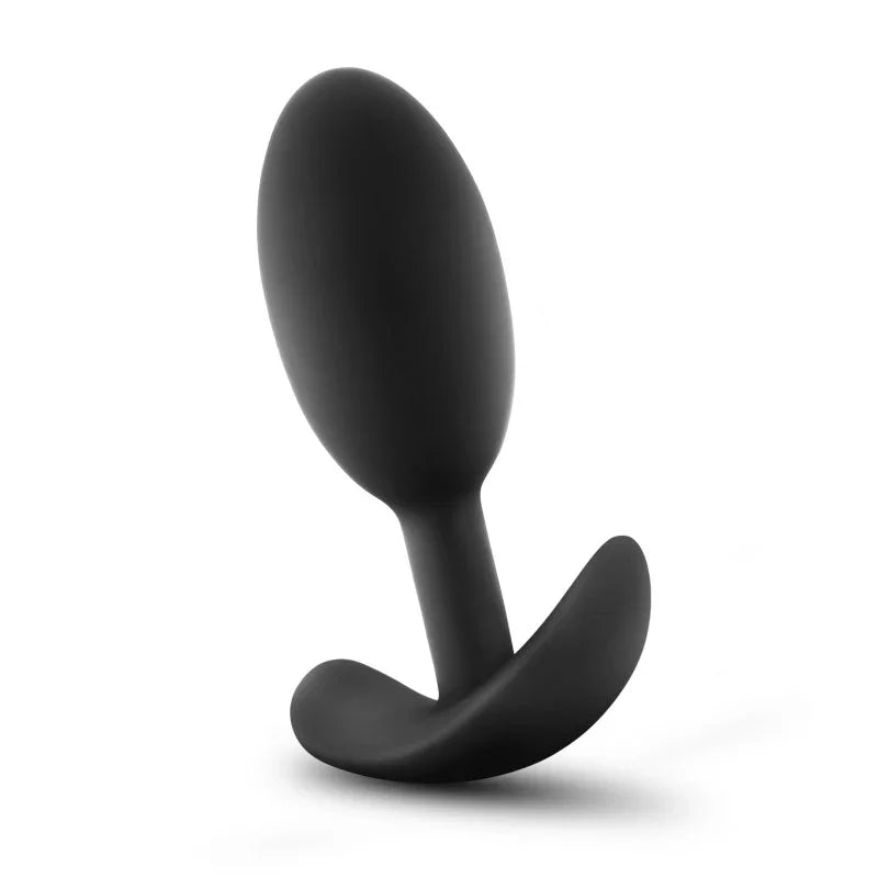 Anal Adventures Platinum Vibra Slim Plug - 10.1 cm Butt Plug with Internal Ball - Take A Peek