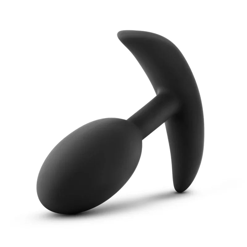 Anal Adventures Platinum Vibra Slim Plug - 10.1 cm Butt Plug with Internal Ball - Take A Peek