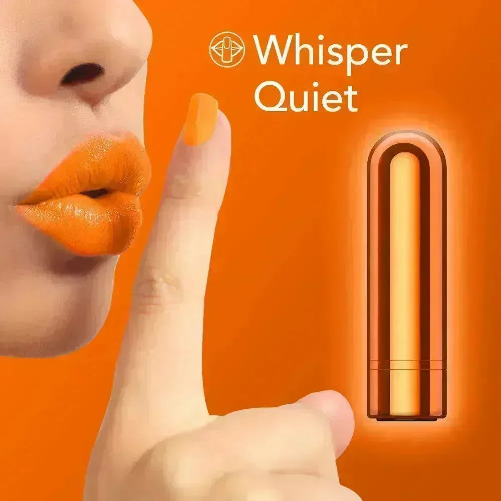 Kool Vibes - Rechargeable Mini Bullet - Tangerine - Orange 6.4 cm USB Rechargeable Bullet - Take A Peek