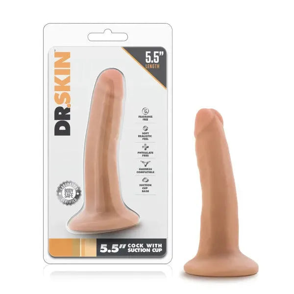 Dr. Skin 5.5'' Cock with Suction Cup - Take A Peek