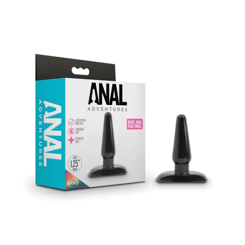 Anal Adventures Basic Anal Plug - Small - 10.8 cm Butt Plug - Take A Peek