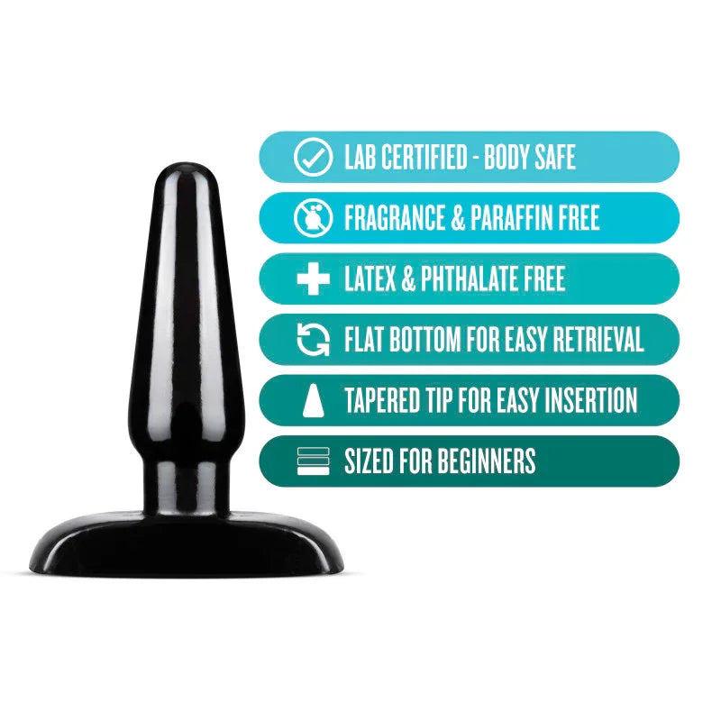 Anal Adventures Basic Anal Plug - Small - 10.8 cm Butt Plug - Take A Peek