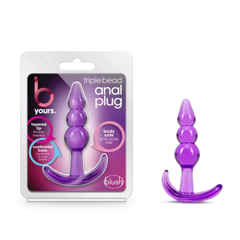 B Yours Triple Bead Anal Plug - Take A Peek