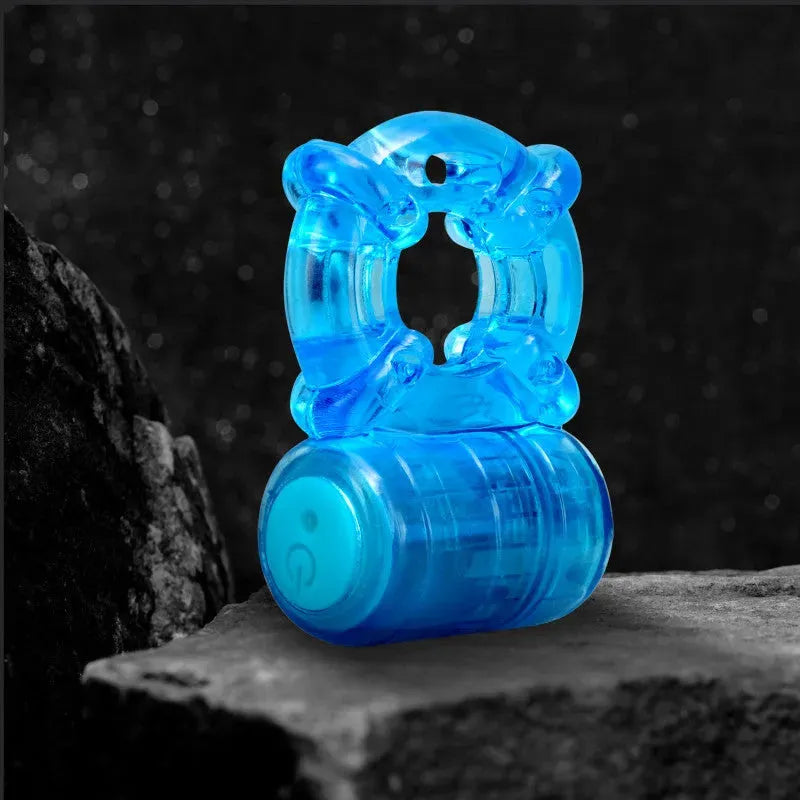 Stay Hard Rechargeable 5 Function Cock Ring - Take A Peek