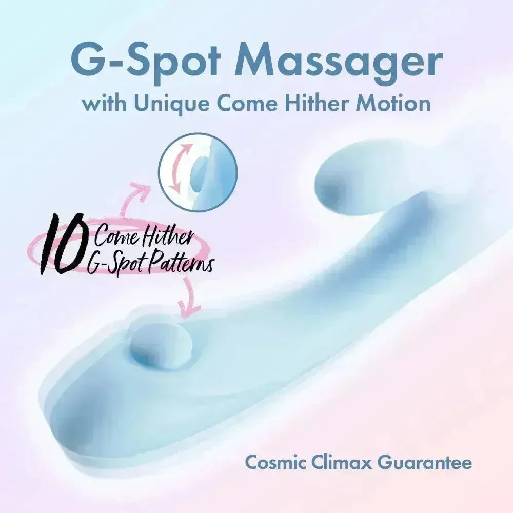 Play With Me - Moondust Magic - 20.3 cm USB Rechargeable Rabbit Vibrator - Take A Peek