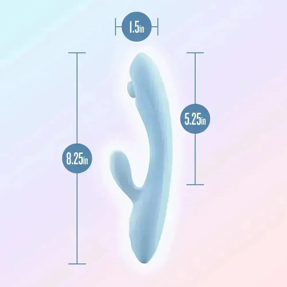 Play With Me - Moondust Magic - 20.3 cm USB Rechargeable Rabbit Vibrator - Take A Peek