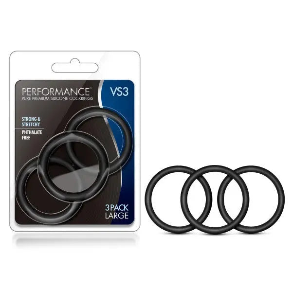Performance VS3 Pure Premium Silicone Cockrings - Take A Peek