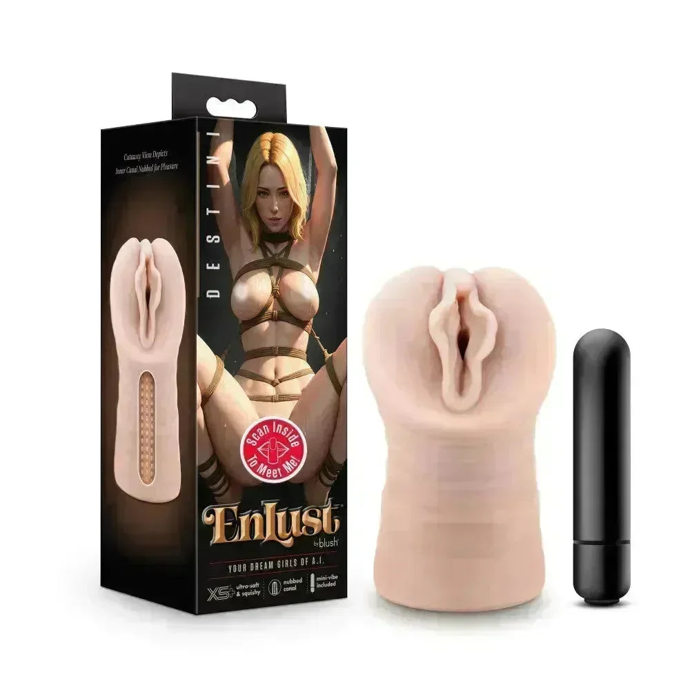 EnLust - Destini - Vibrating Vagina Stroker - Take A Peek