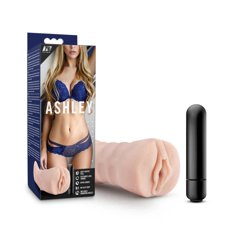 M for Men Ashley - Vibrating Vagina Stroker - Take A Peek