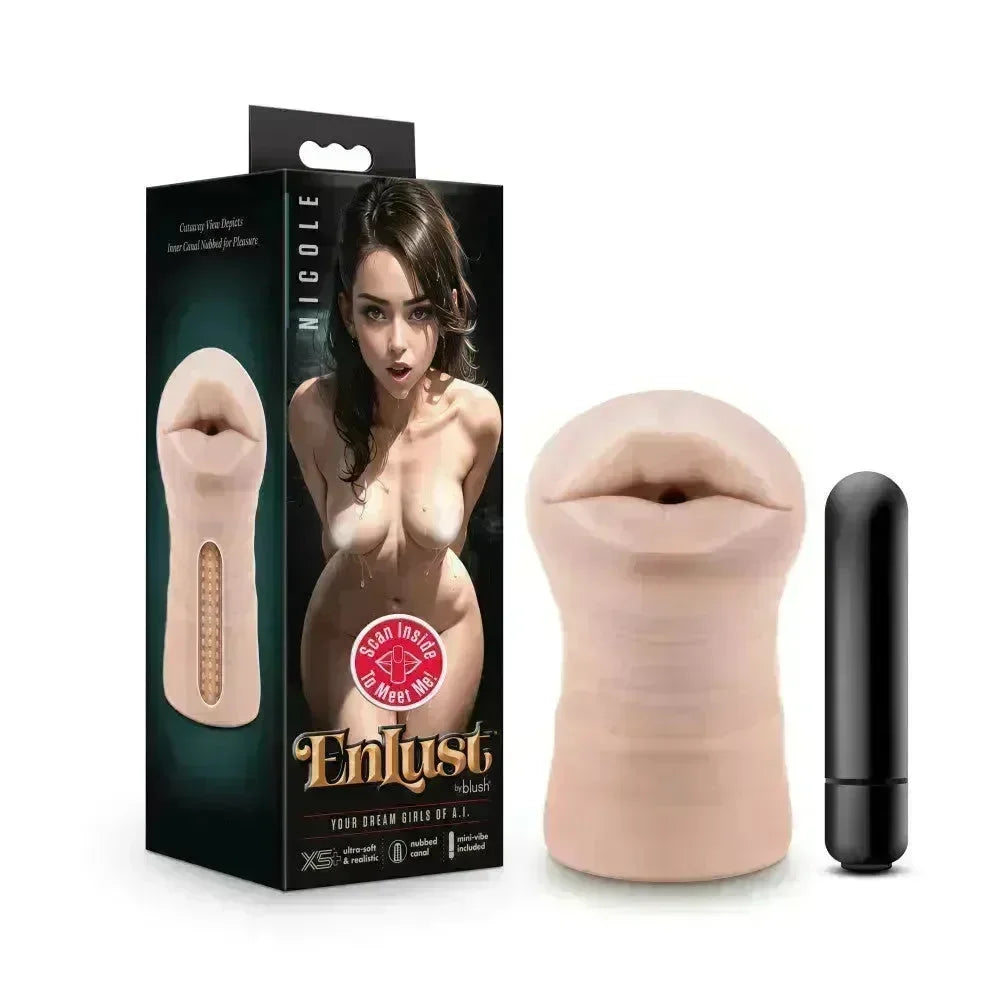 EnLust - Nicole - Vibrating Oral Stroker - Take A Peek