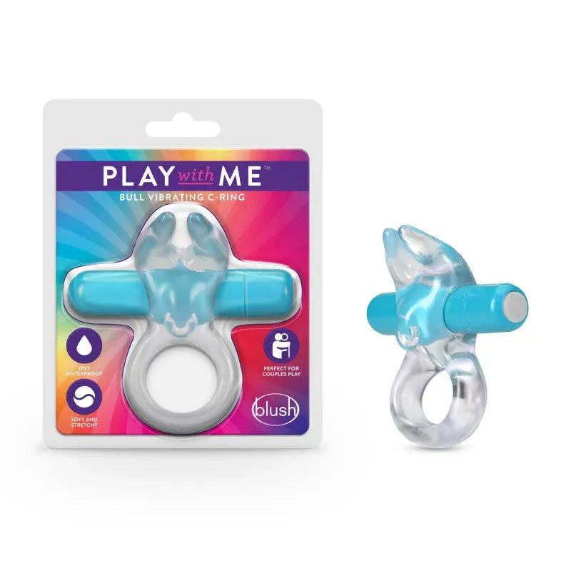 Play With Me Bull Vibrating C-Ring - Take A Peek