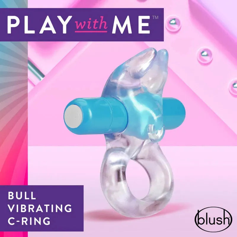 Play With Me Bull Vibrating C-Ring - Take A Peek