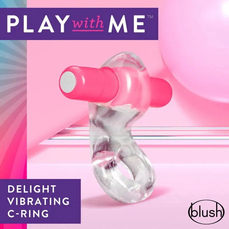 Play With Me Delight Vibrating C-Ring - Take A Peek