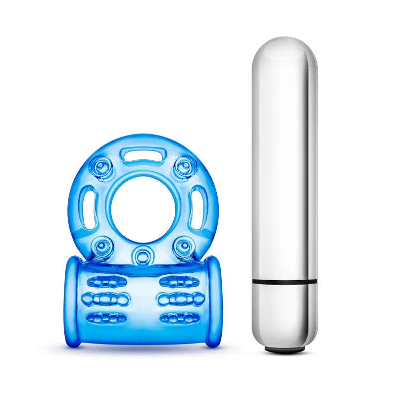 Stay Hard 10-Function Vibrating Bull Ring - Vibrating Cock Ring - Take A Peek