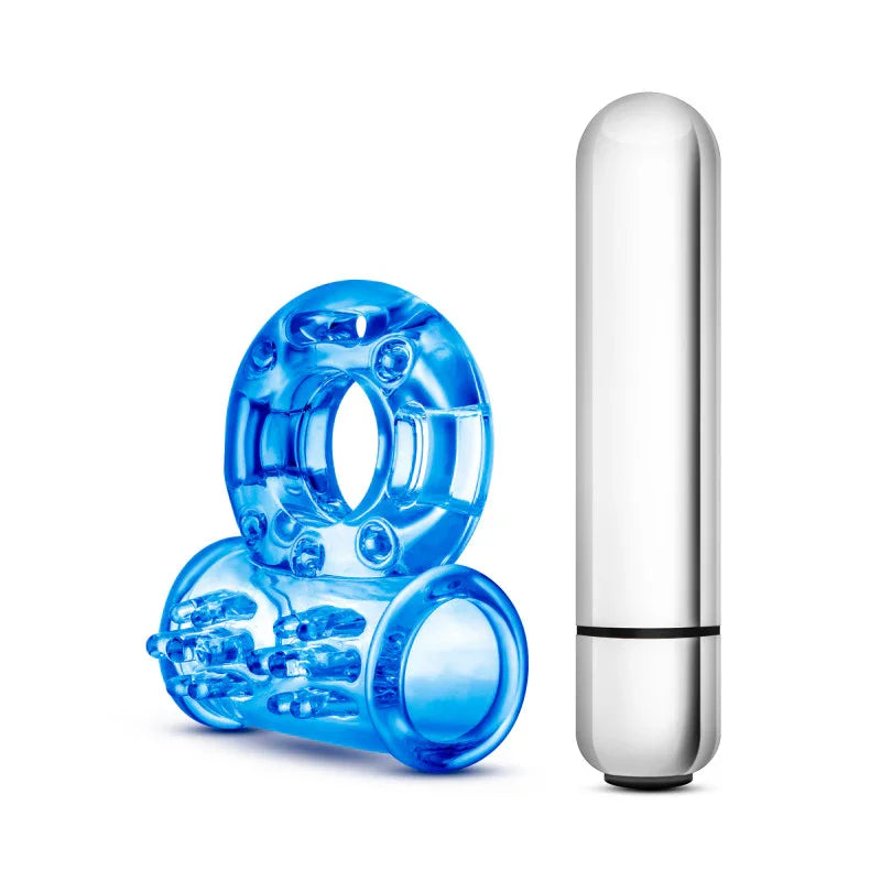 Stay Hard 10-Function Vibrating Bull Ring - Vibrating Cock Ring - Take A Peek