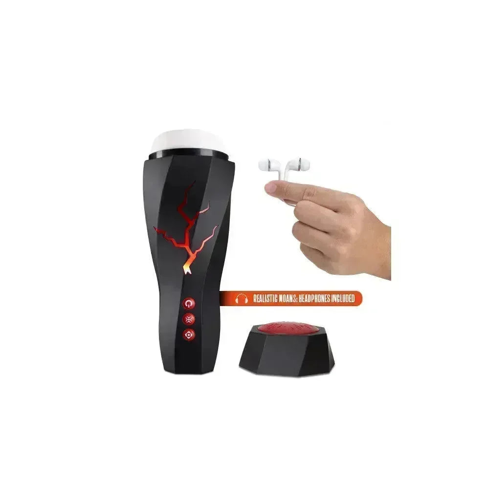 M For Men - Storm - USB Rechargeable Milking & Vibrating Auto Stroker - Take A Peek