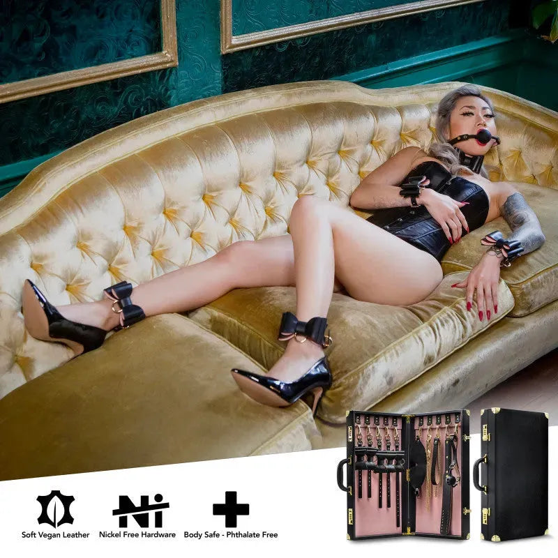 Temptasia Safe Word Bondage Kit with Suitcase - Take A Peek