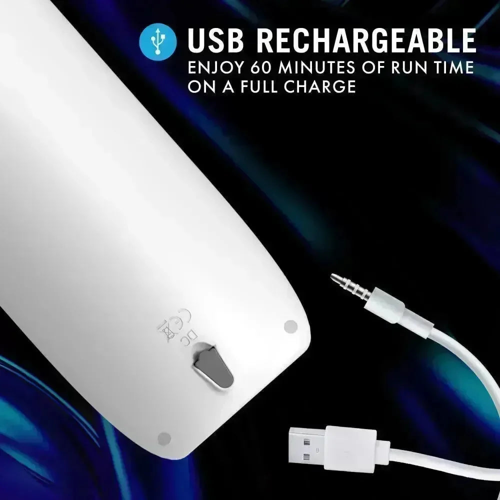 M For Men Robo-Bator - USB Rechargeable Vibrating Auto Stroker - Take A Peek
