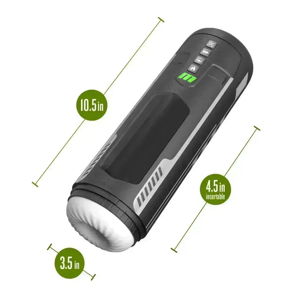 M For Men - Master Blaster - USB Rechargeable Vibrating & Sucking Auto Stroker - Take A Peek