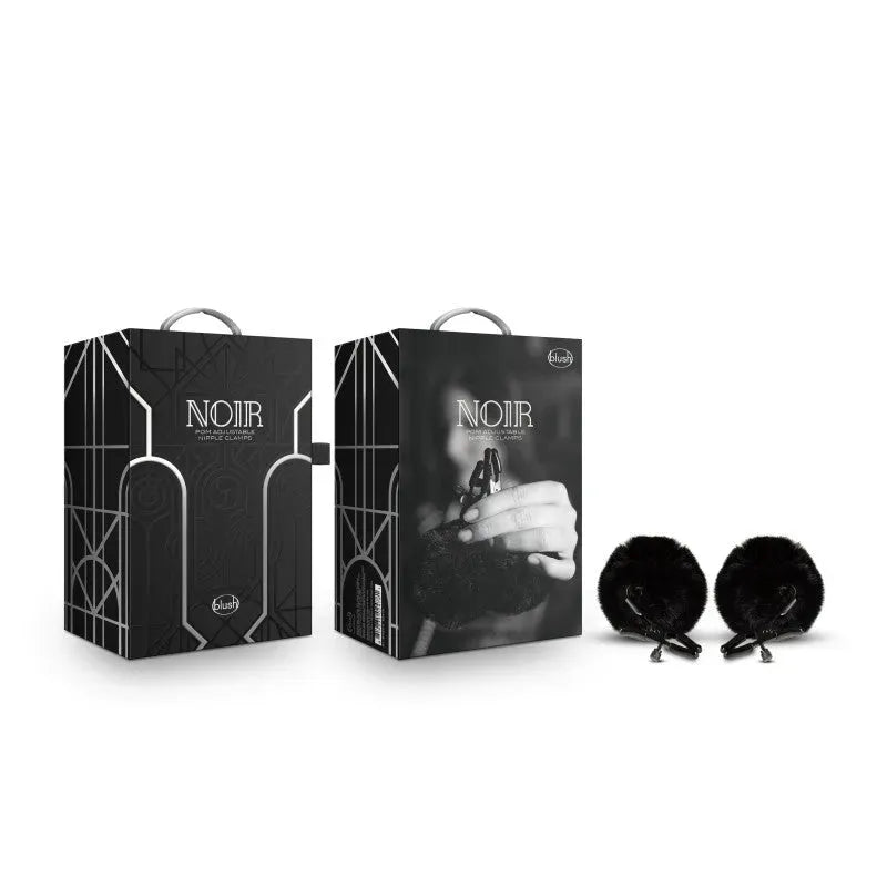 Noir Pom Adjustable Nipple Clamps - Take A Peek