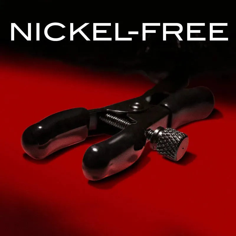 Noir Pom Adjustable Nipple Clamps - Take A Peek