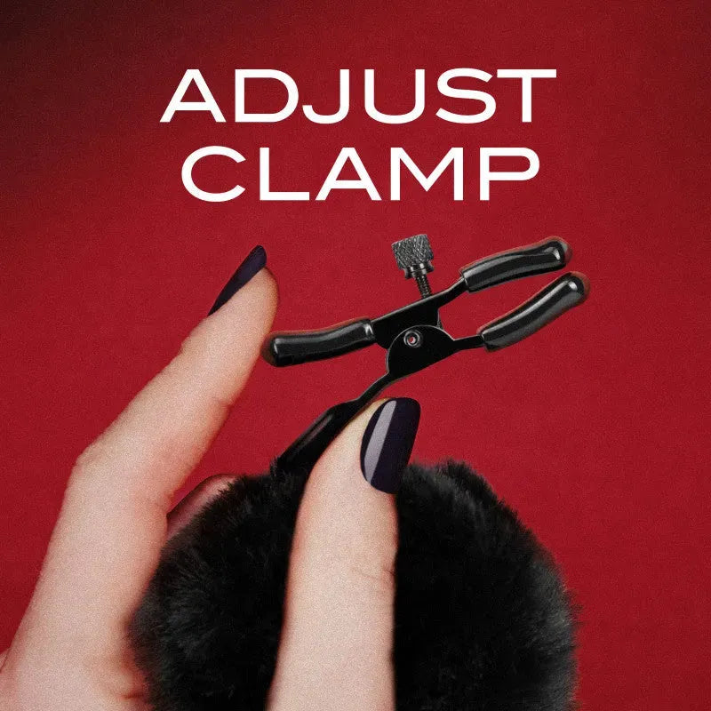 Noir Pom Adjustable Nipple Clamps - Take A Peek