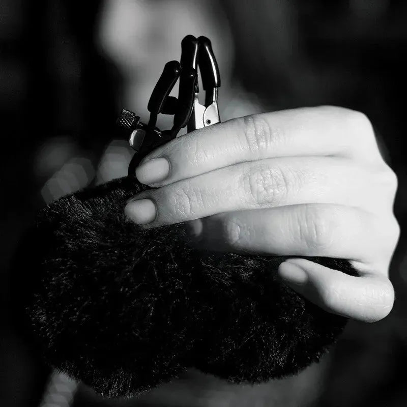 Noir Pom Adjustable Nipple Clamps - Take A Peek