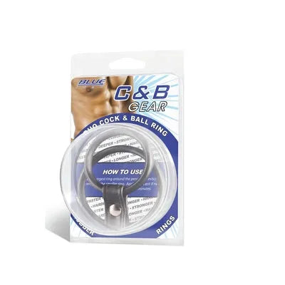 Blue Line Duo cock & ball ring - Take A Peek