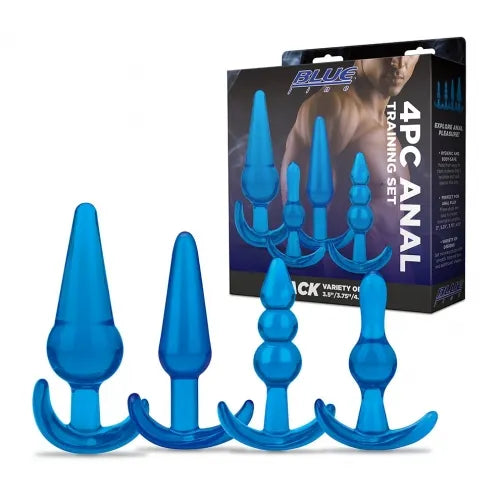 Blue Line 4PC Anal Training Set - Take A Peek