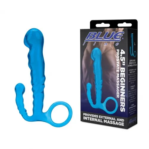 Blue Line 4.5" Beginners Prostate Massager - Take A Peek
